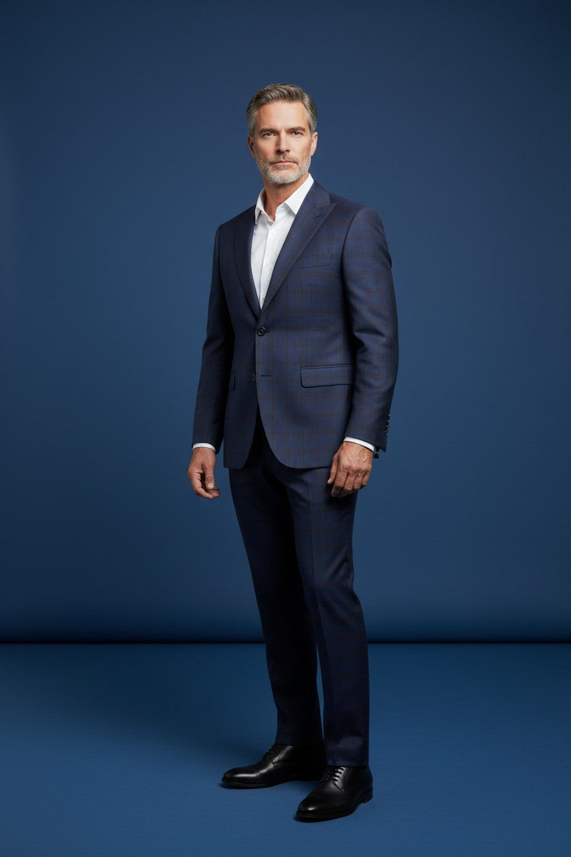 Vercini modern gentleman Two-Piece Wool Suit