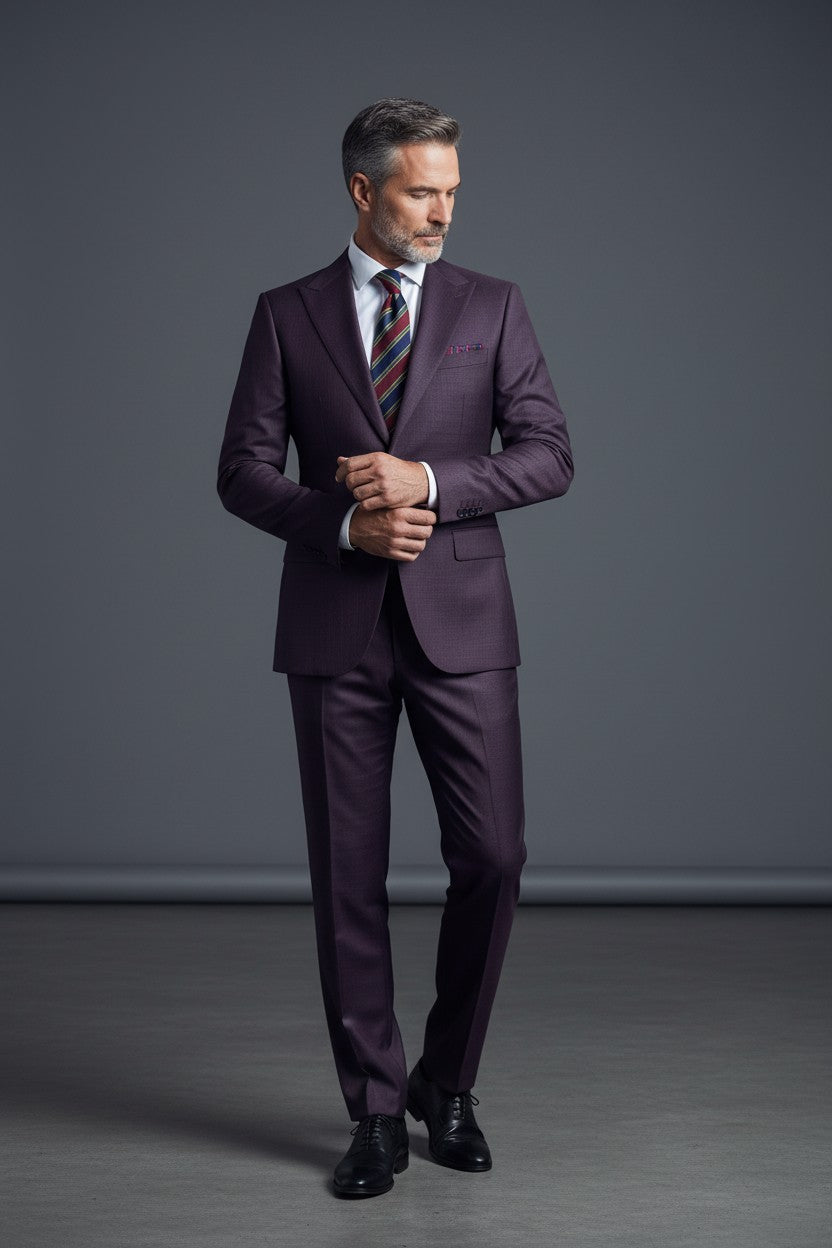 Vercini Filé Prestige Suit – Premium Textured Fabric
