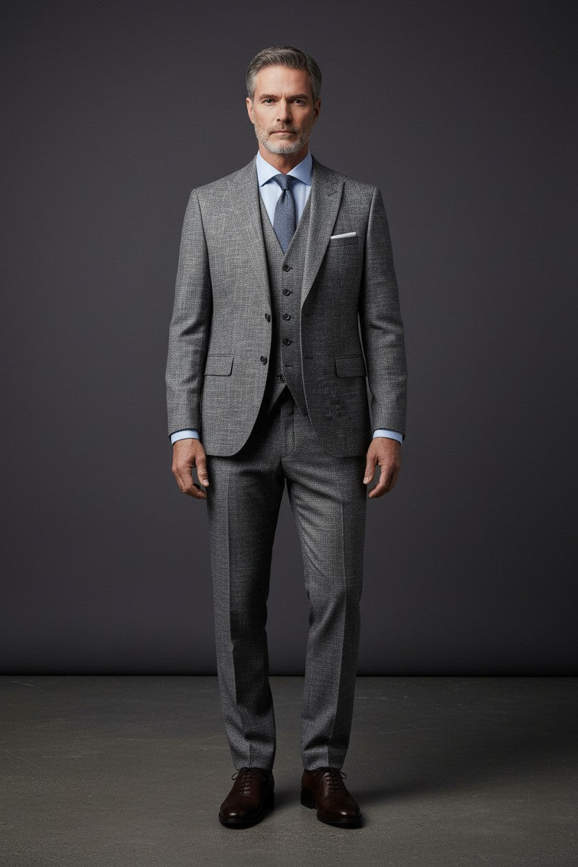Daniel Rosso Three-Piece Suit | Premium Italian-Inspired Tailoring