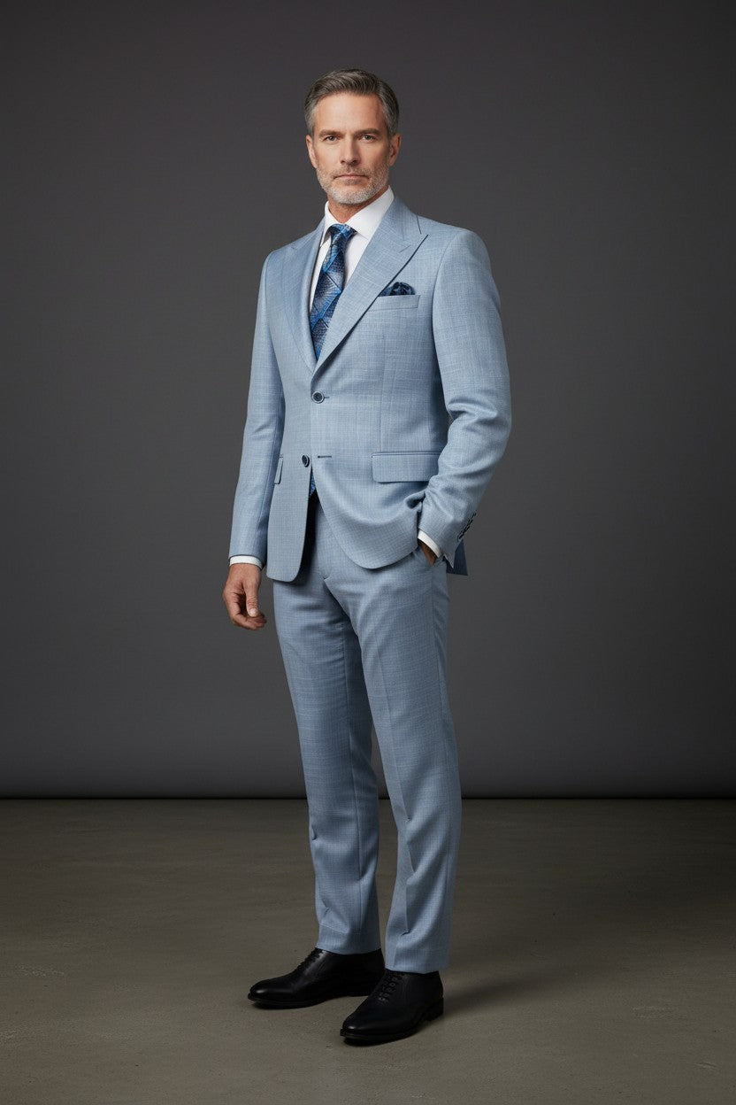 Vercini Filé Prestige Suit – Premium Textured Fabric