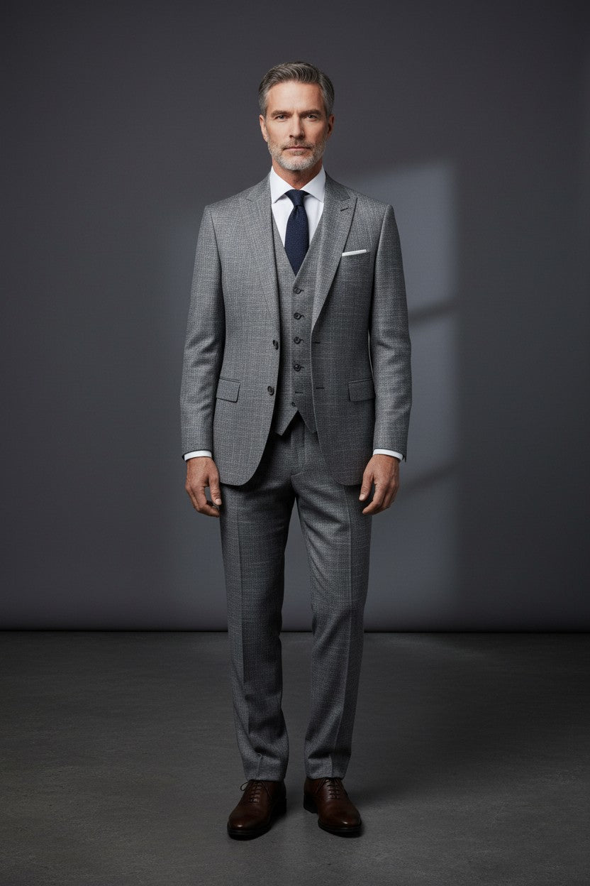 Daniel Rosso Three-Piece Suit | Premium Italian-Inspired Tailoring