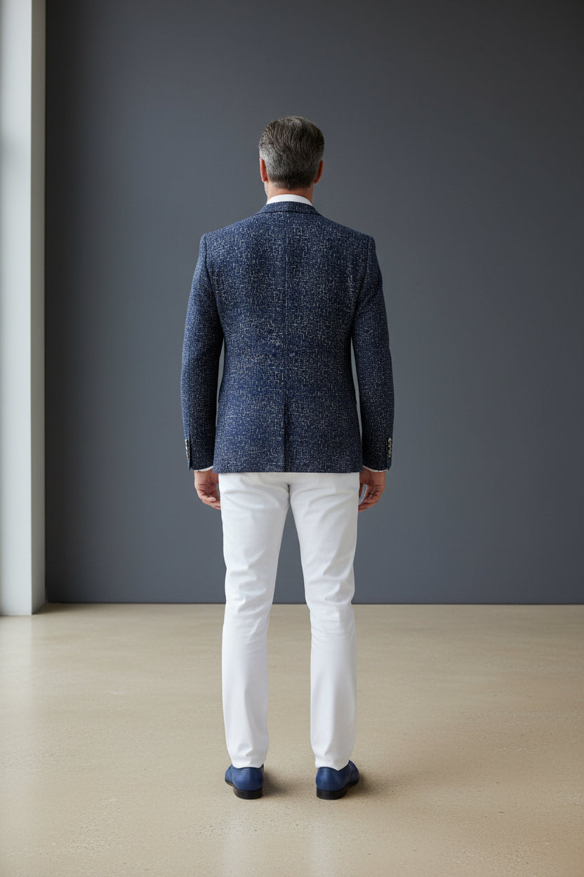 Vercini Premium Textured Elegance Blazer