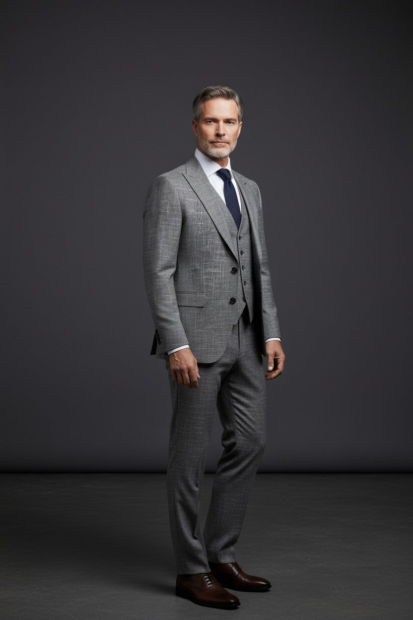 Daniel Rosso Three-Piece Suit | Premium Italian-Inspired Tailoring