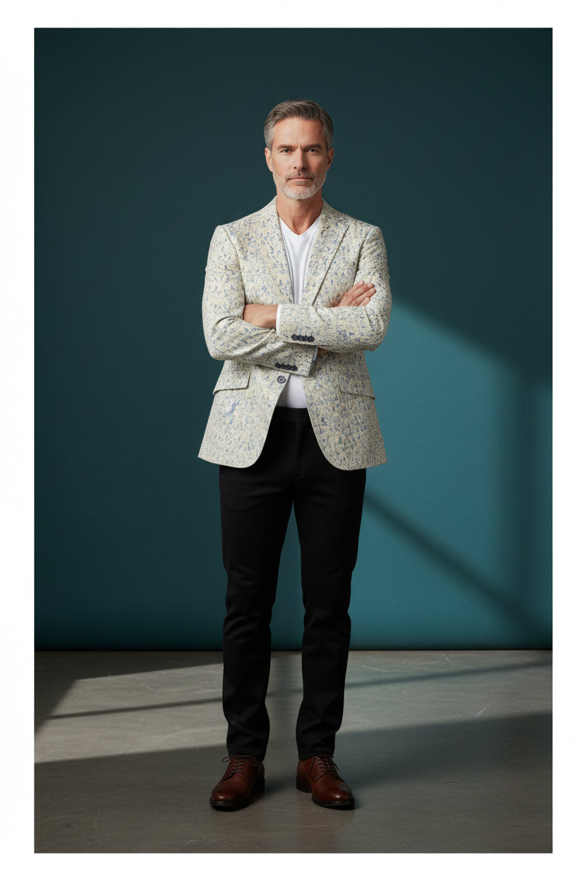 Vercini® Art-Driven Statement Blazers in Floral, Abstract & Animal Prints