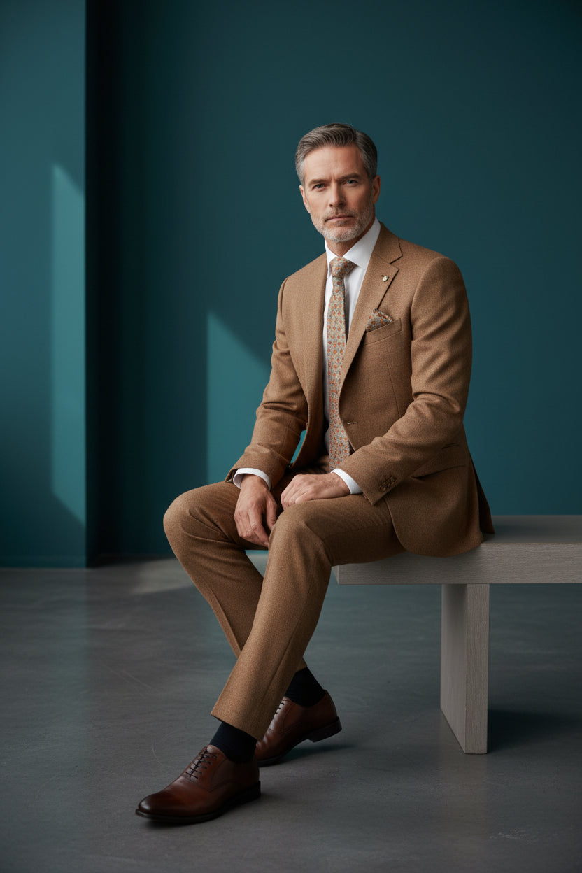 Men’s Classic 2-Piece Suit 8 Color Options for Every Style