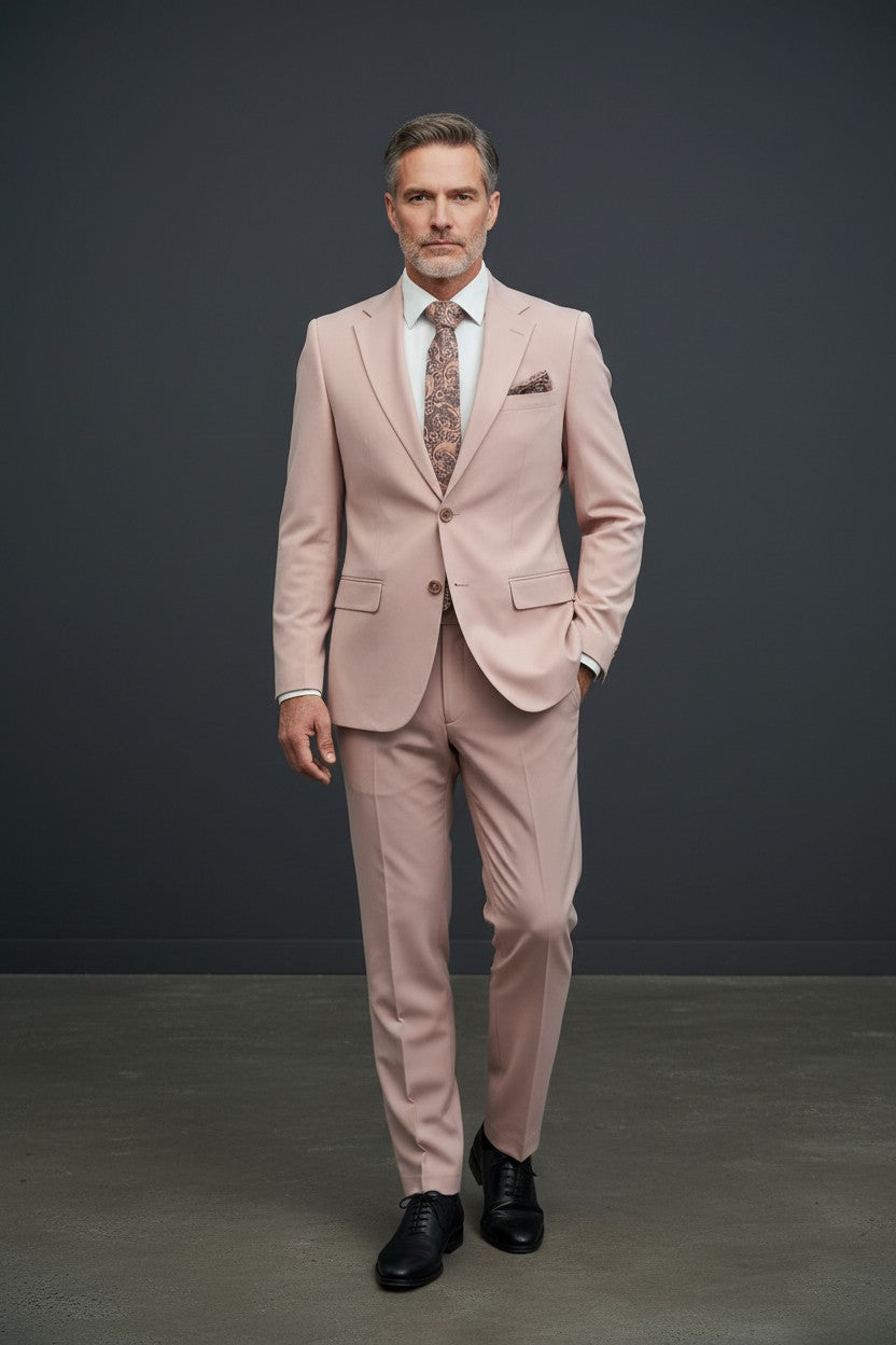 Modern Stretch Two-Piece Suit