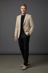 Men's Classic Beige Blazer by Vercini