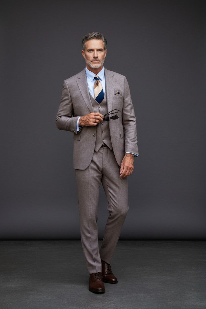 Vercini Sahara Elegance 3-Piece Suit