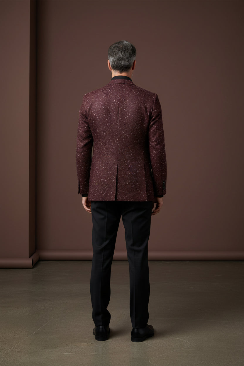 Luxury Texture Blazer – Vercini Slim Fit Edition