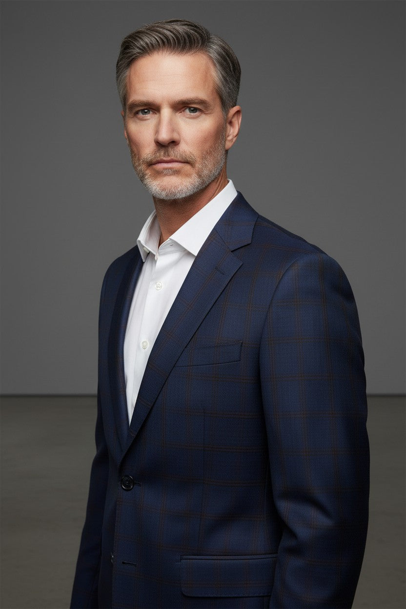 Vercini modern gentleman Two-Piece Wool Suit