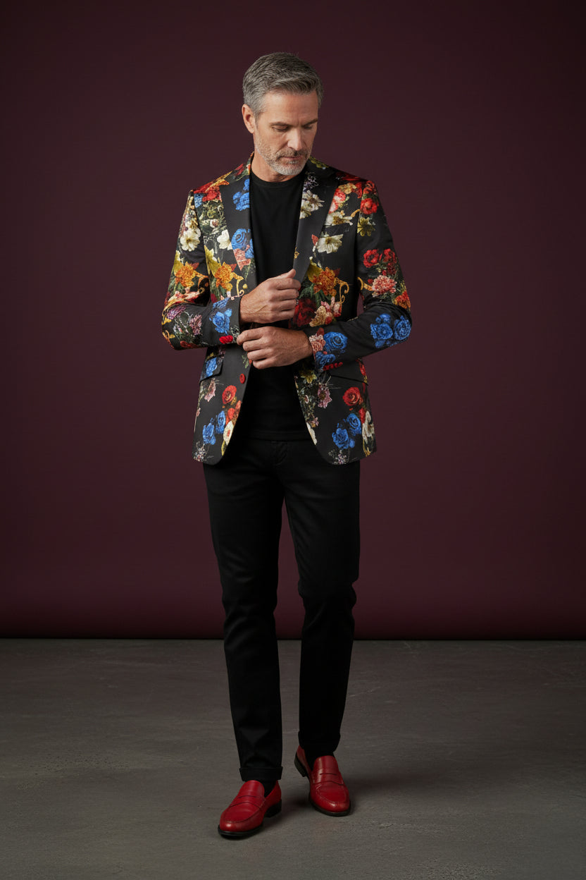 Vercini® Art-Driven Statement Blazers in Floral, Abstract & Animal Prints