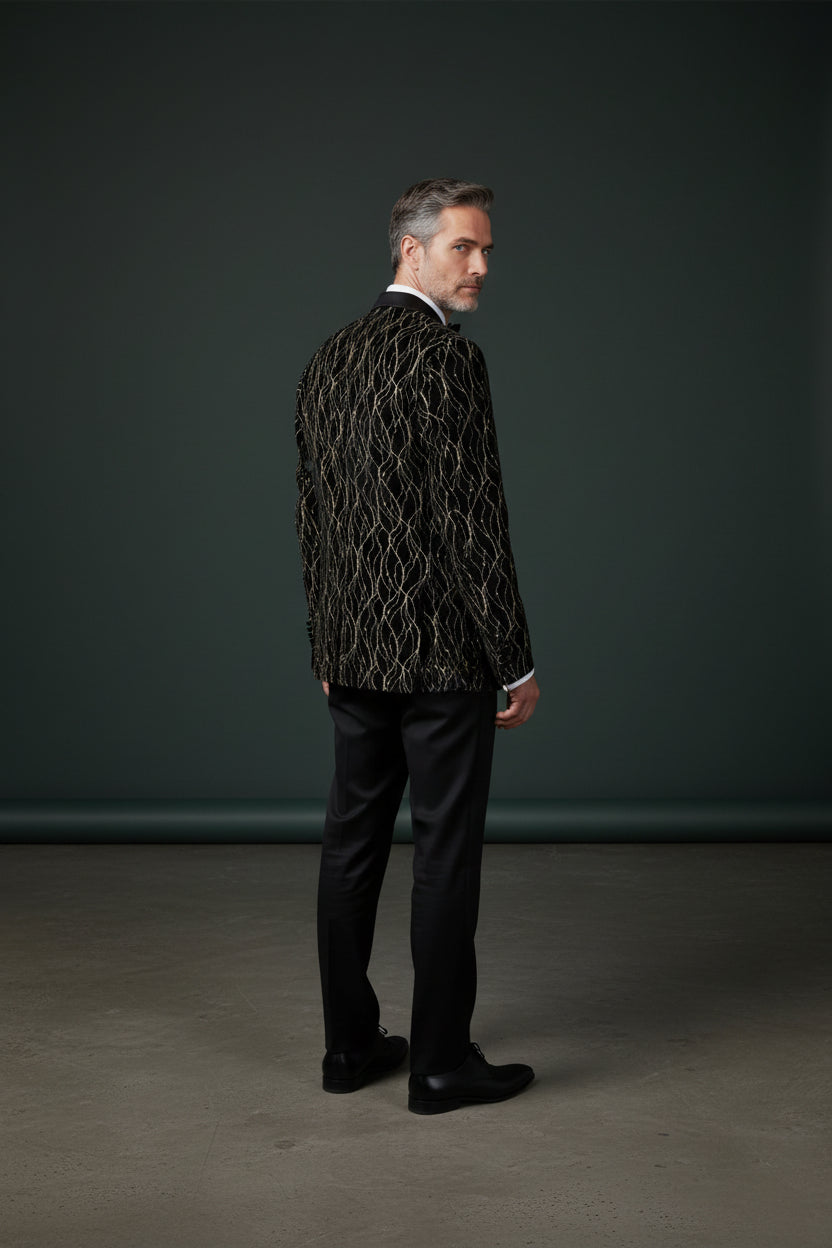 Gold Vercini Blazer | Premium Men's Blazer | Vercini