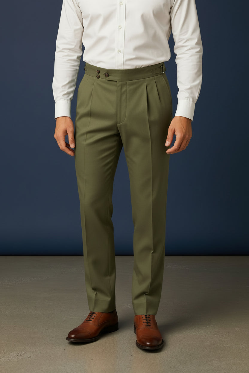 The Casablanca Pleated Trouser