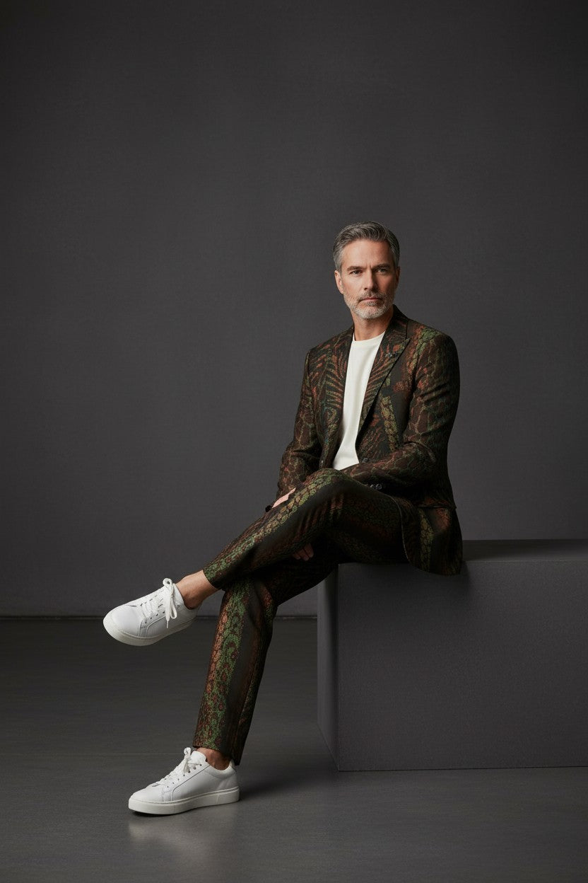 MULTI COLOR ANIMAL PRINT SUIT