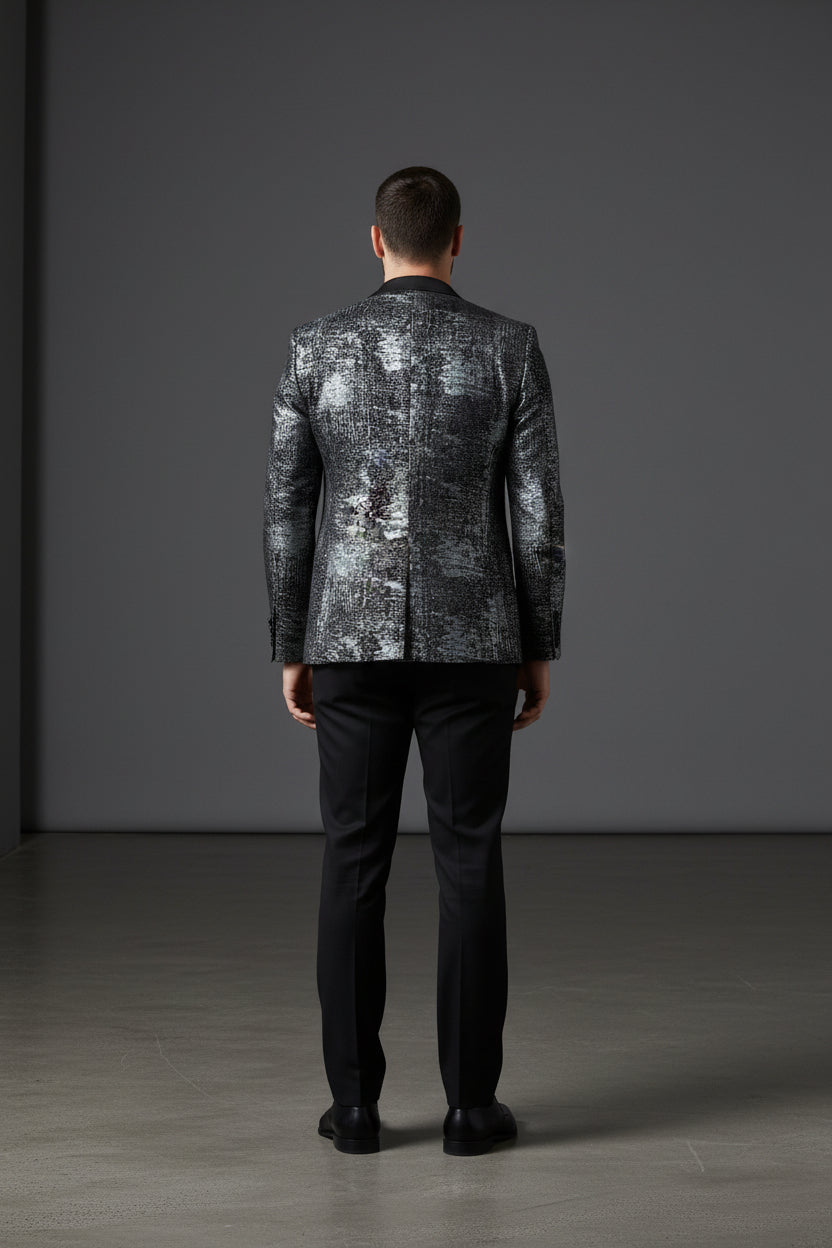 Foiled Detailed Blazer