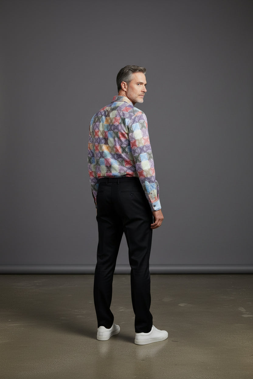 Geometric Pattern Shirt