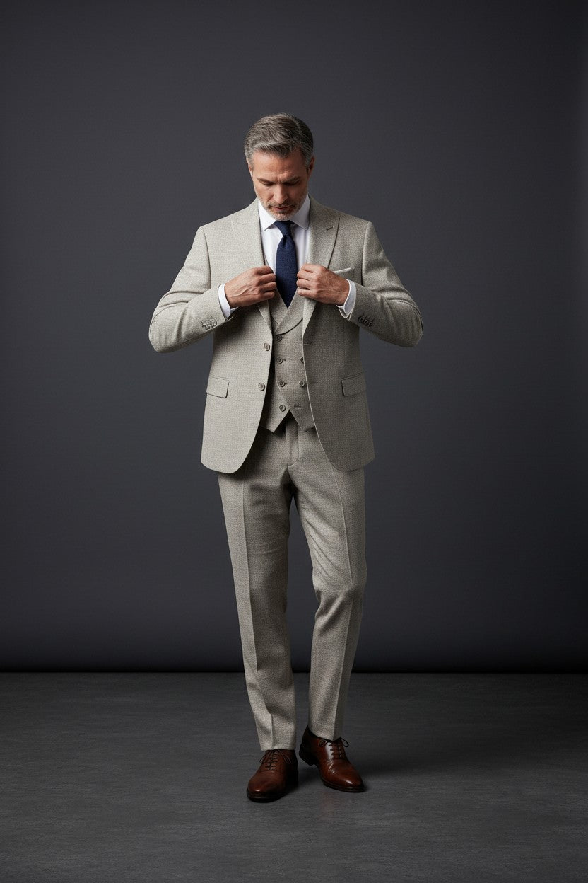Daniel Rosso Three-Piece Suit | Premium Italian-Inspired Tailoring