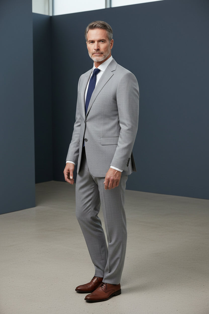 Men’s Classic 2-Piece Suit 8 Color Options for Every Style
