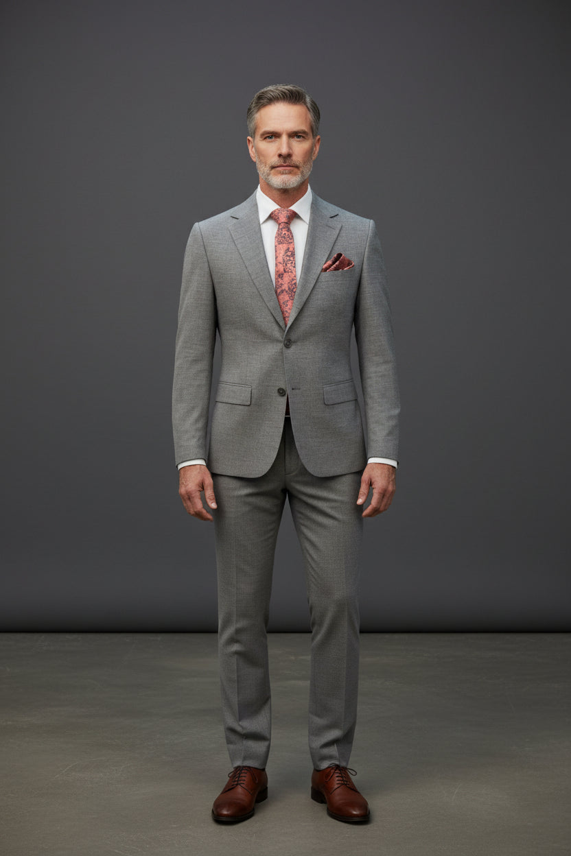 Men’s Classic 2-Piece Suit 8 Color Options for Every Style