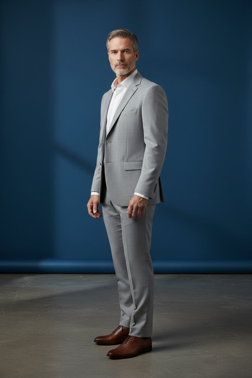 Men’s Classic 2-Piece Suit 8 Color Options for Every Style