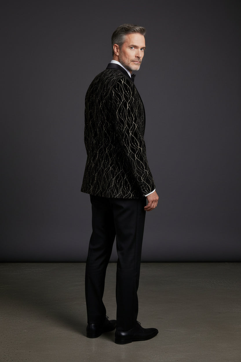 Gold Vercini Blazer | Premium Men's Blazer | Vercini