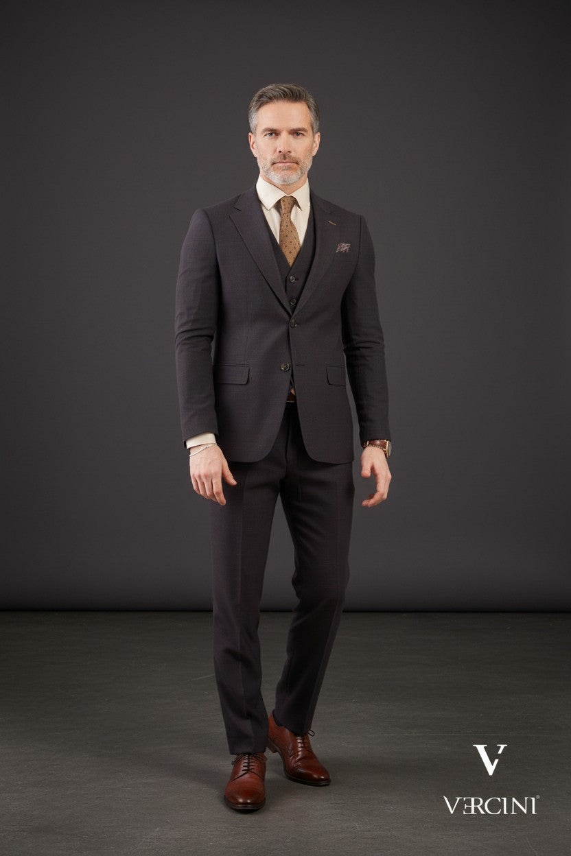 Milano Elegance Three-Piece Suit