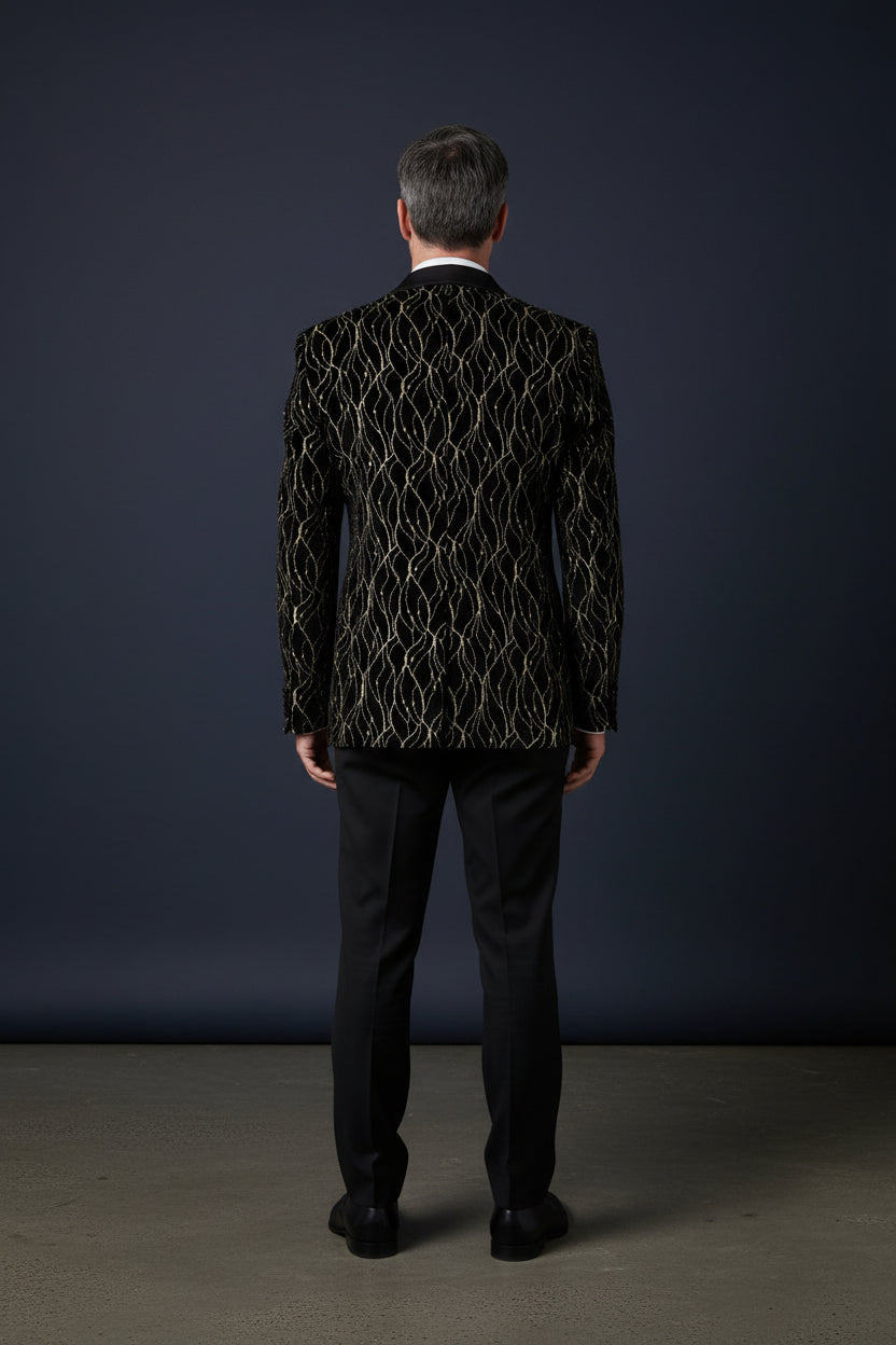Gold Vercini Blazer | Premium Men's Blazer | Vercini