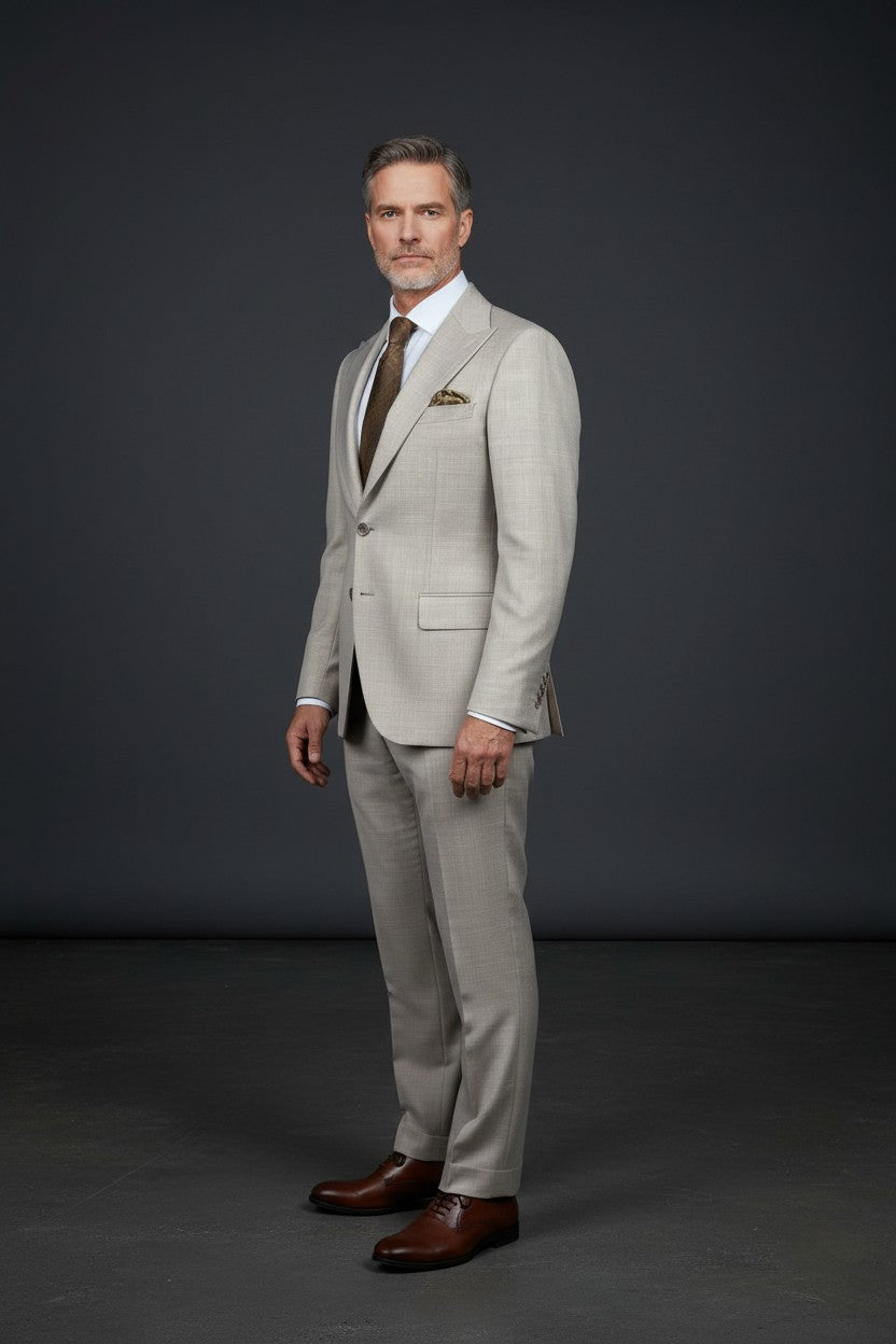 Vercini Filé Prestige Suit – Premium Textured Fabric