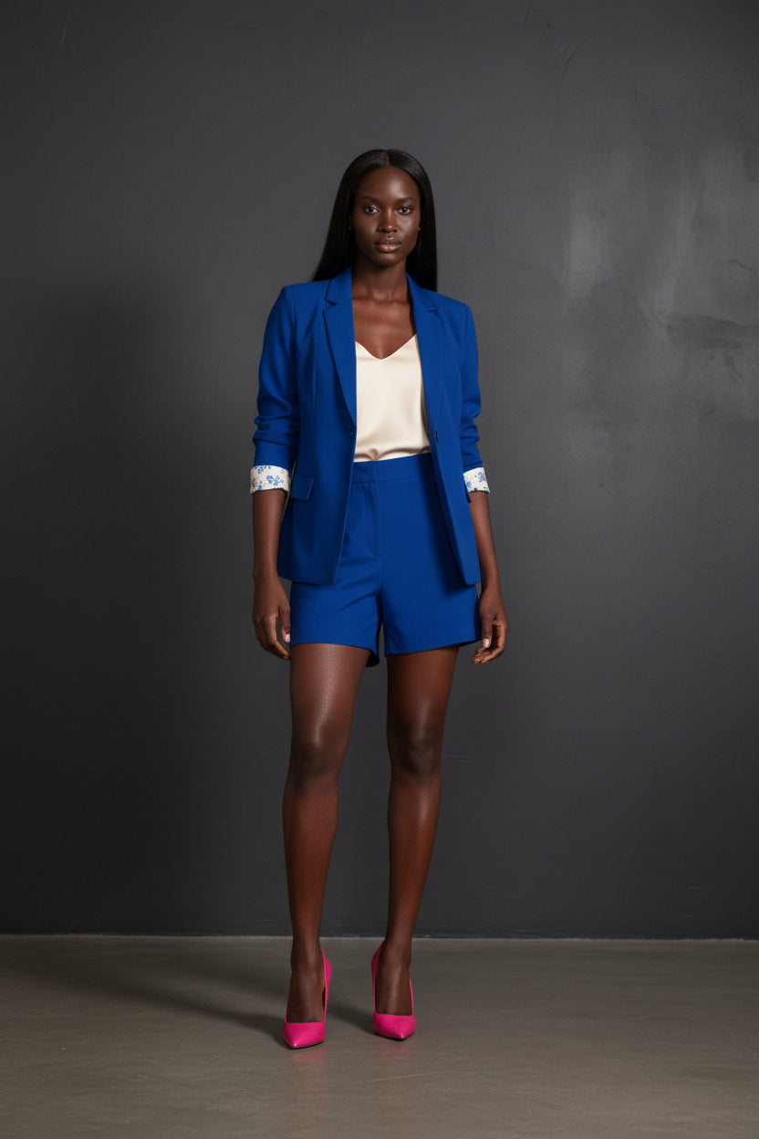 Neon Welt Pocket Blazer - Bold Statement Tailoring
