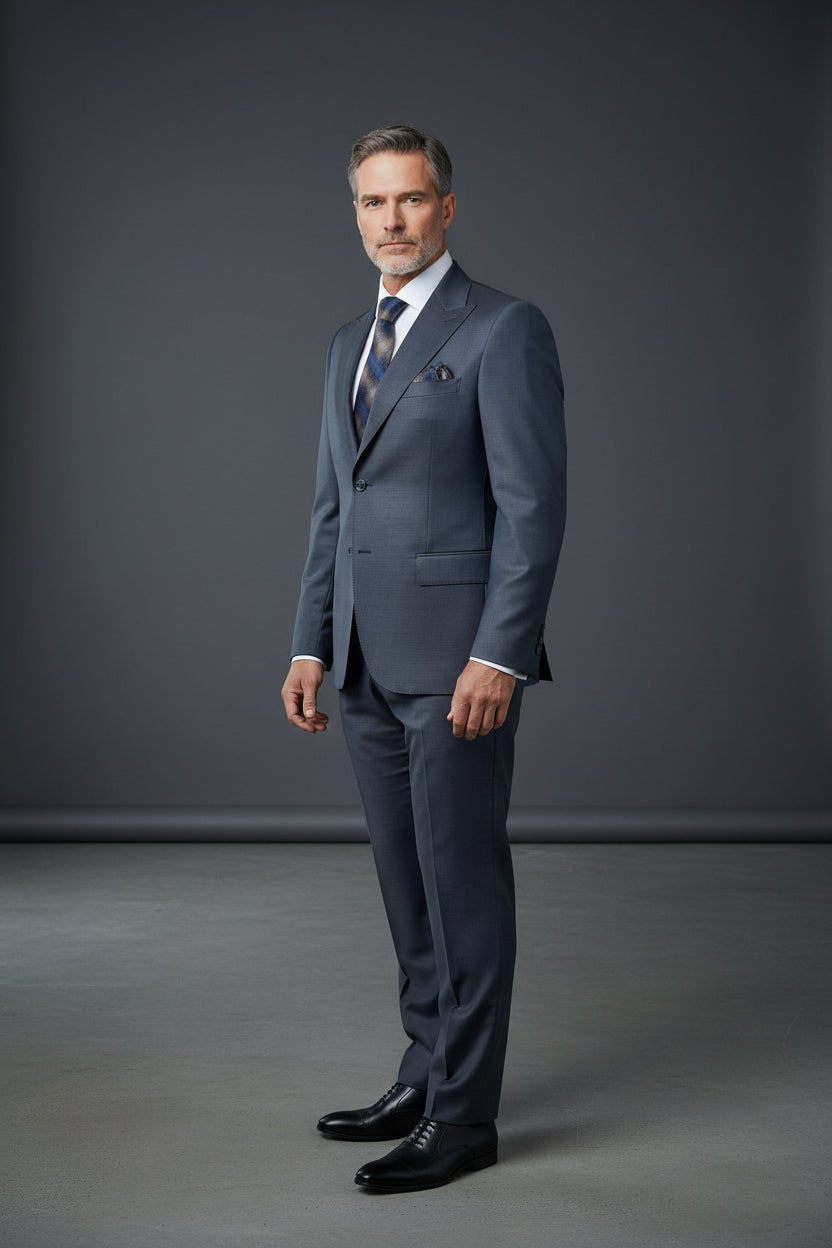 Vercini Boston Premium Wool Two-Piece Suit – Tailored Luxury Formalwear