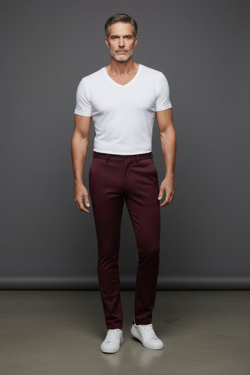 Vercini Premium Cotton Chinos - Luxury Men's Dress Pants
