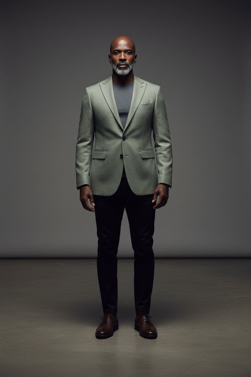Sagebrush Textured Blazer | Premium Menswear