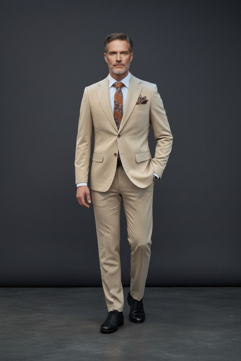 Modern Stretch Two-Piece Suit