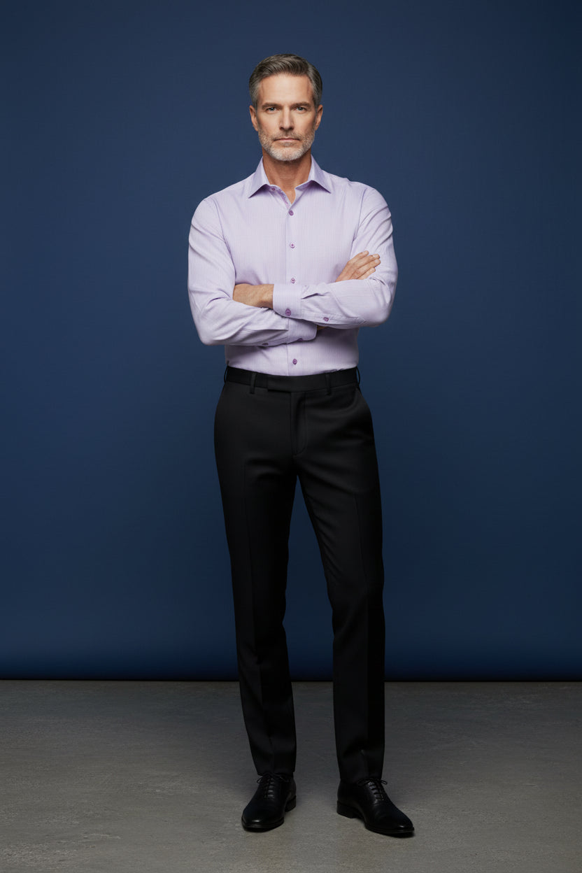 Stretch Comfort Dress Shirt – Performance Fabric Blend