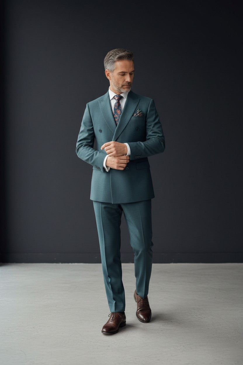 Vercini Metropolitan Double-Breasted Suit