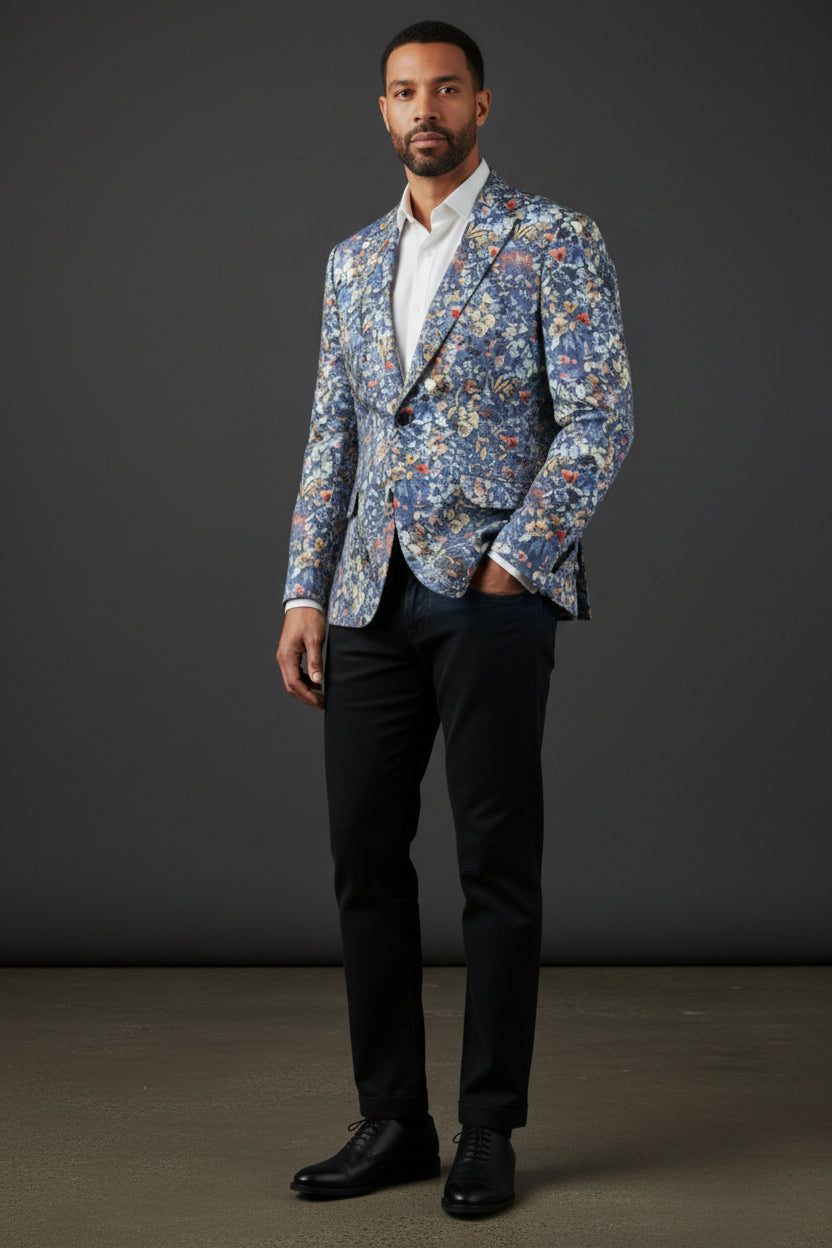 Vercini® Art-Driven Statement Blazers in Floral, Abstract & Animal Prints