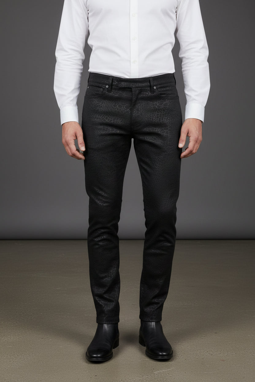 Red Star Studded Pants - Premium Designer Trousers