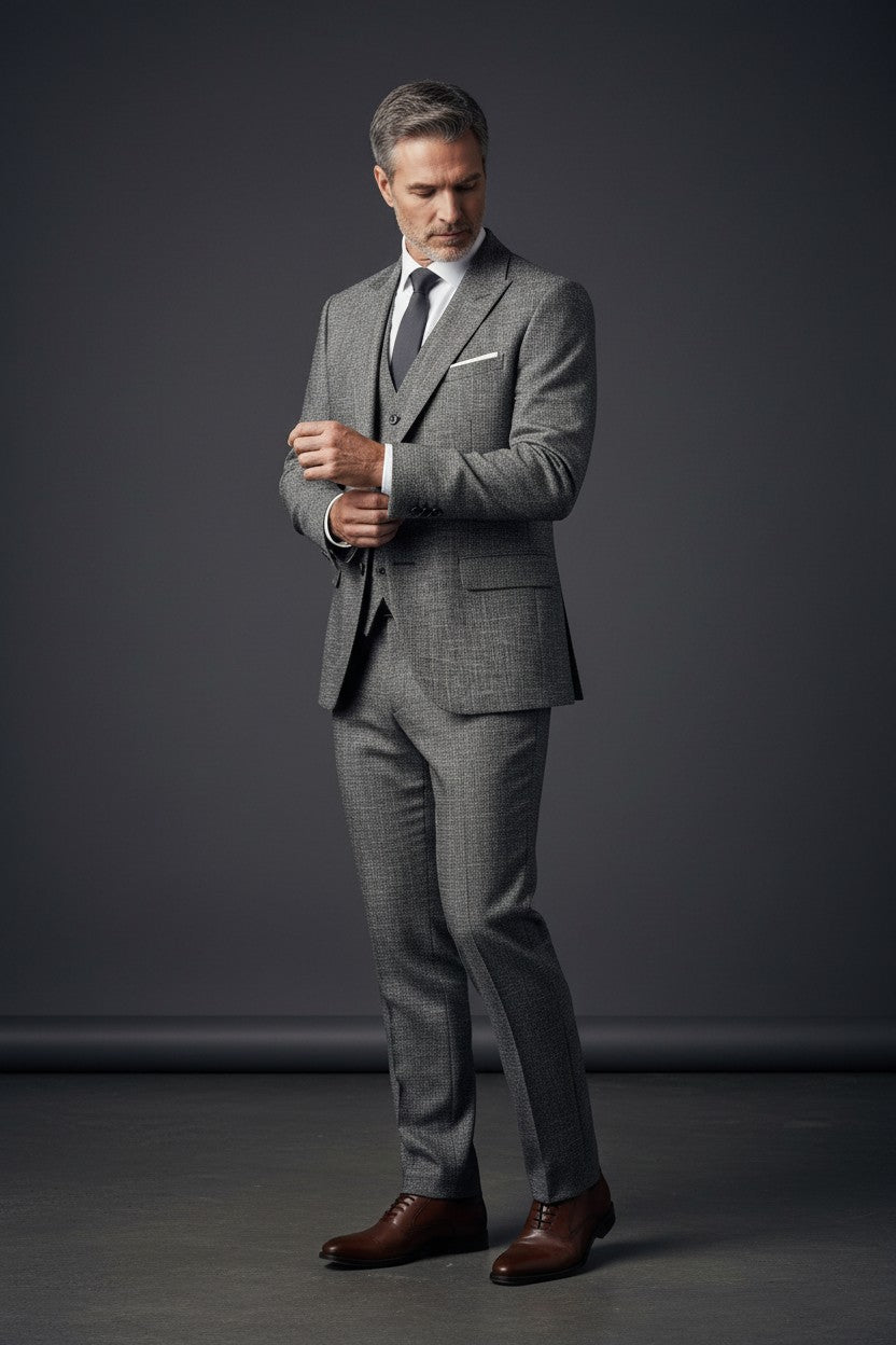 Daniel Rosso Three-Piece Suit | Premium Italian-Inspired Tailoring