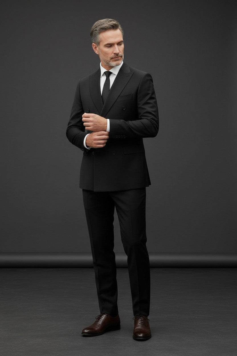 Vercini Metropolitan Double-Breasted Suit