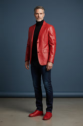 Vercini Premium Leather Blazer