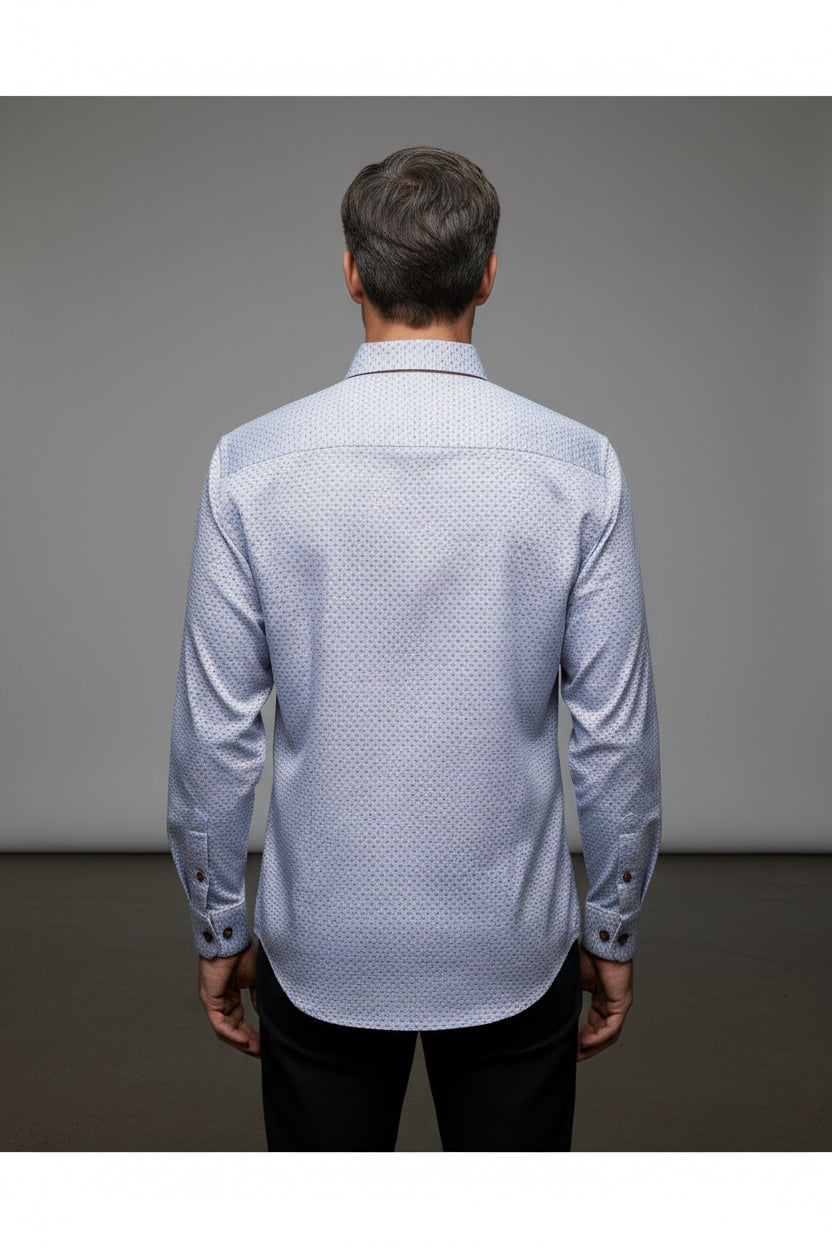Vercini Premium Patterned Dress Shirt