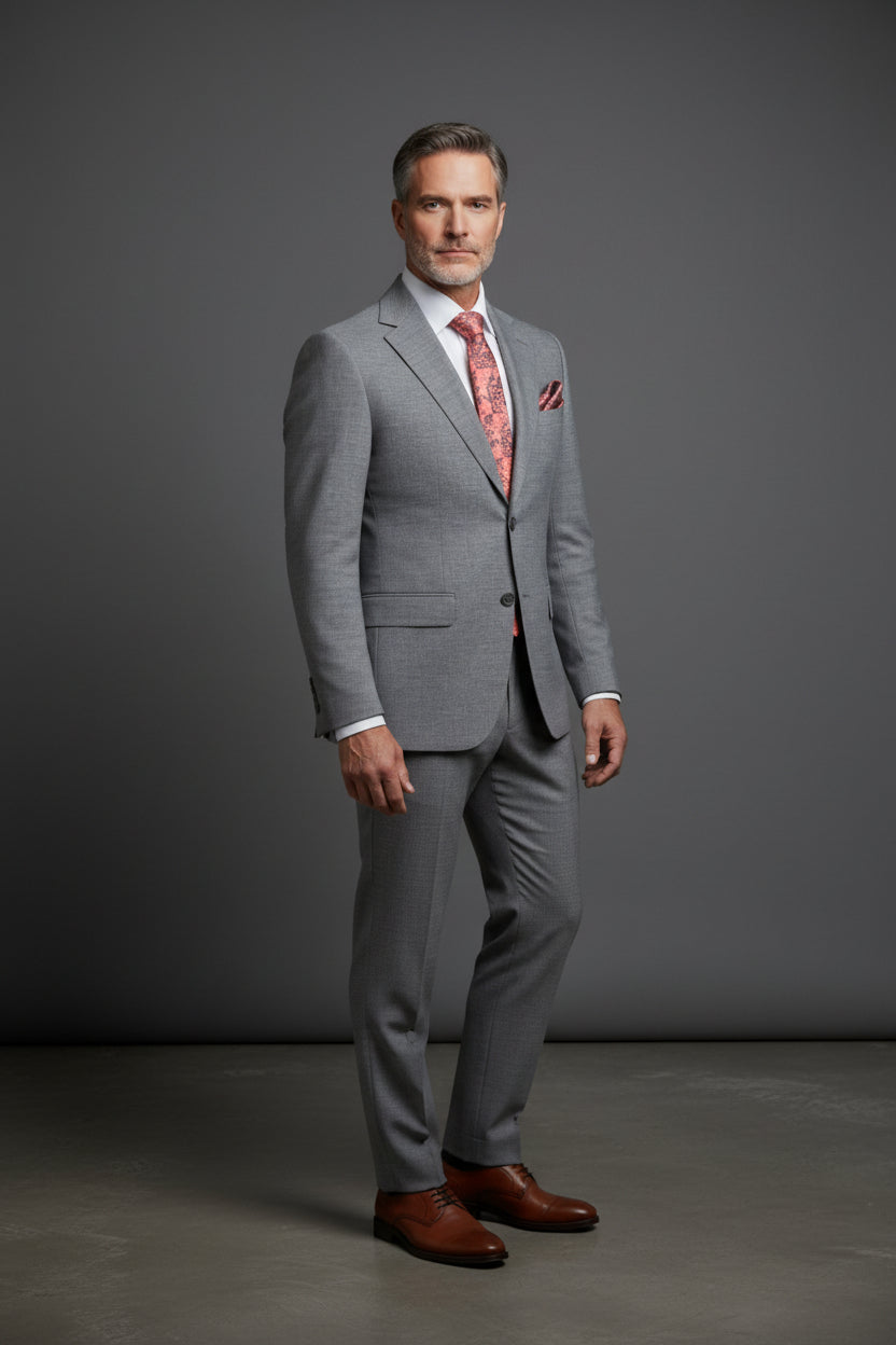 Men’s Classic 2-Piece Suit 8 Color Options for Every Style