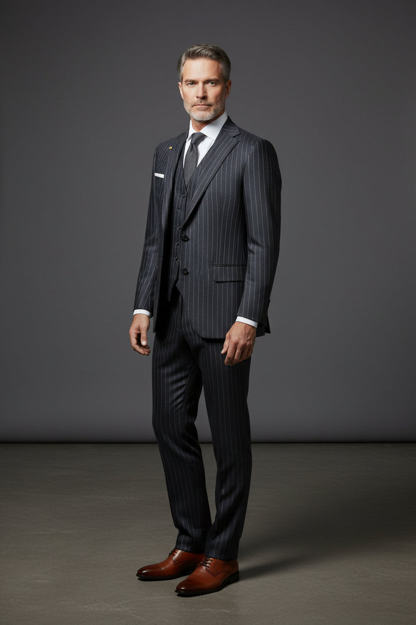 Three-Piece Wool Suit