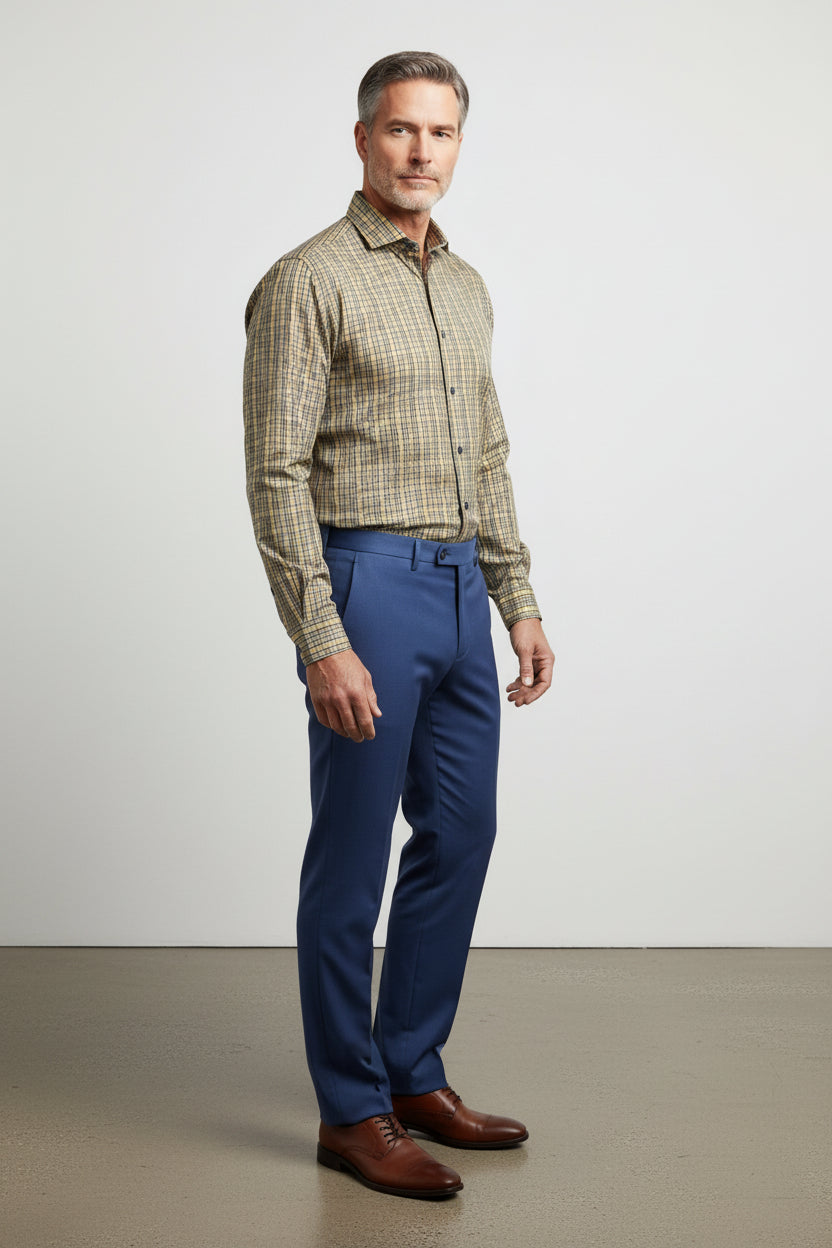 Classic Plaid Dress Shirt