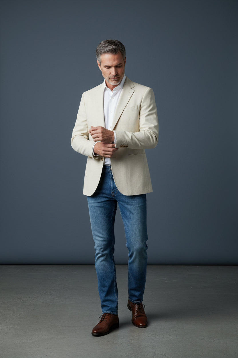Azure Elegance & Midnight Poise Blazers