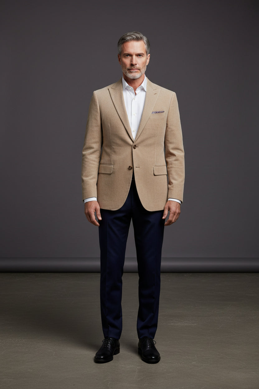 Light Orange Blazer - Premium Men's Sport Coat