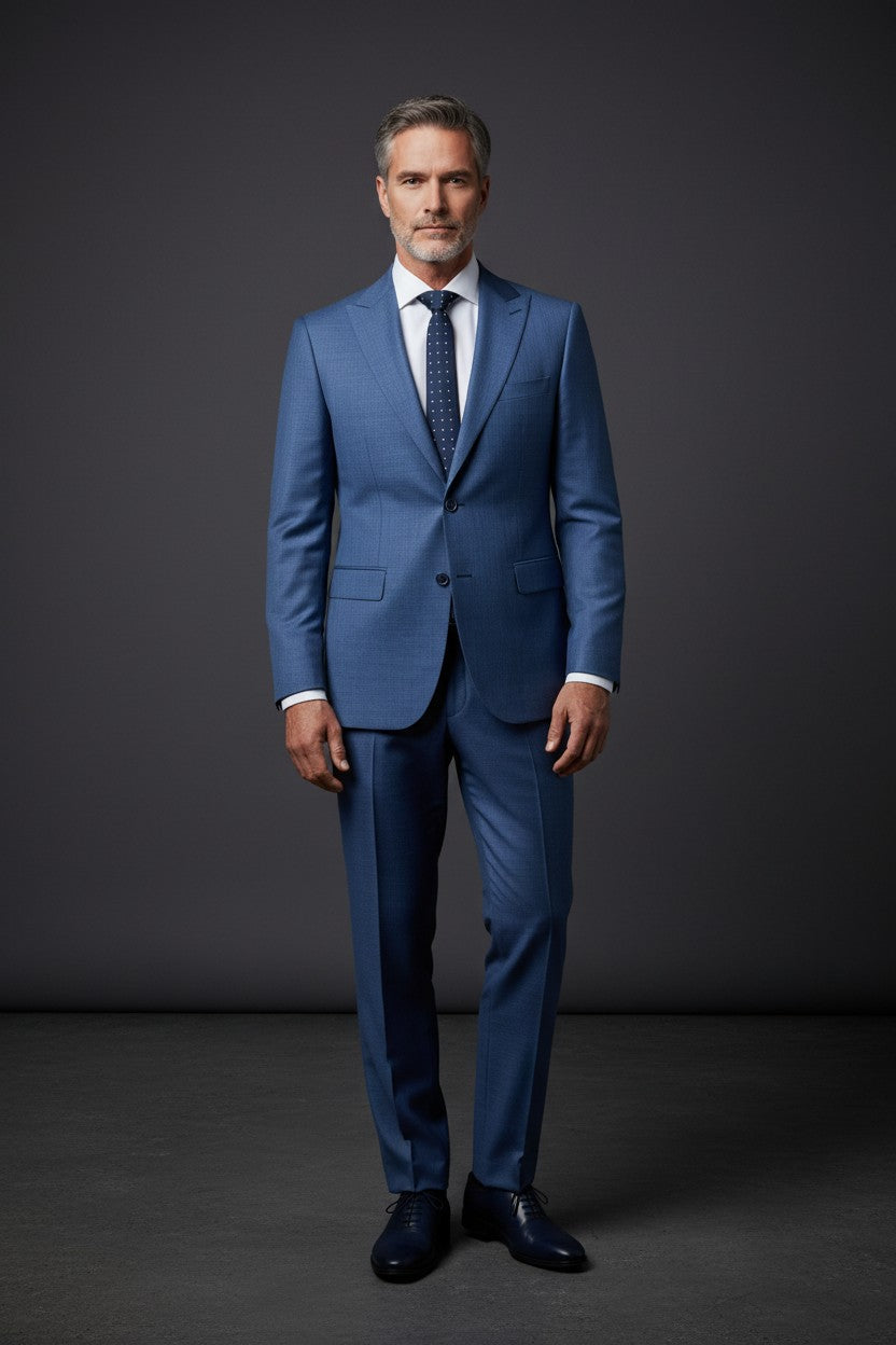 Vercini Men's Slim Fit Business Suit