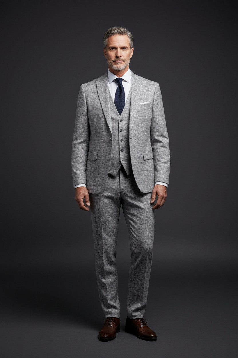 Daniel Rosso Three-Piece Suit | Premium Italian-Inspired Tailoring