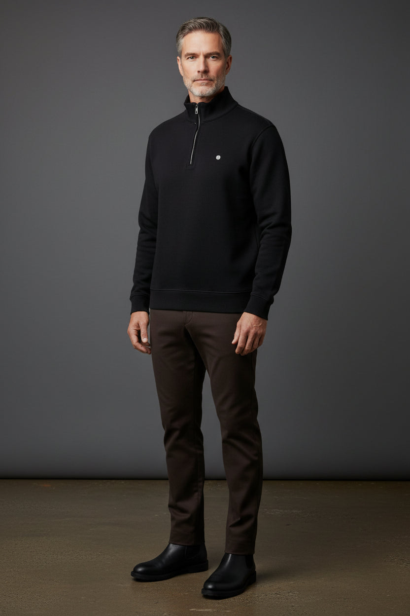 Vercini Premium Tan Quarter-Zip Pullover