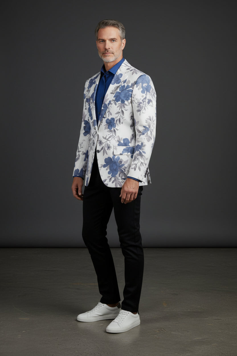 Vercini® Art-Driven Statement Blazers in Floral, Abstract & Animal Prints